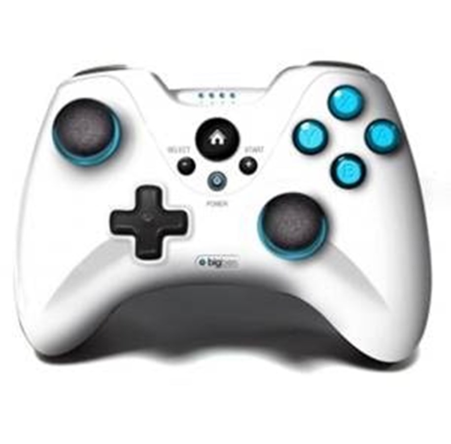 Pelit - lisävarusteet - BigBen Interactive Vibrating Controller - White for Wii U - Wireless Controller - Nintendo Wii U - 3499550313390