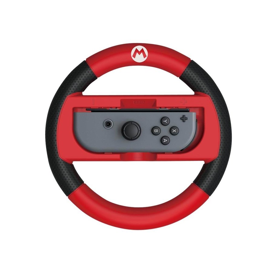 Pelit - lisävarusteet - HORI Mario Kart 8 Deluxe Racing Wheel (Mario) - Miscellaneous Wheel - Nintendo Switch - NSW-054U