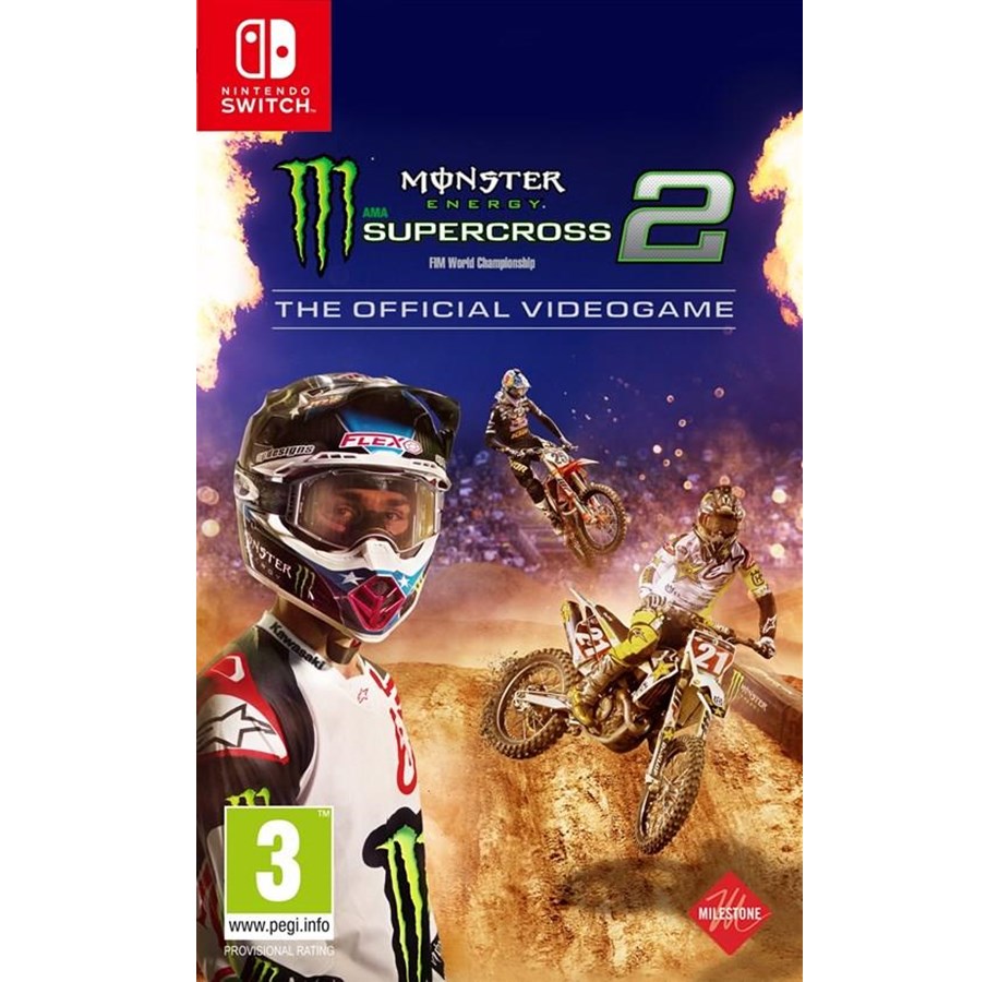 Pelit - Monster Energy Supercross: The Official Videogame 2 - Nintendo Switch - 12 - Kilpa-ajo - 8059617109271
