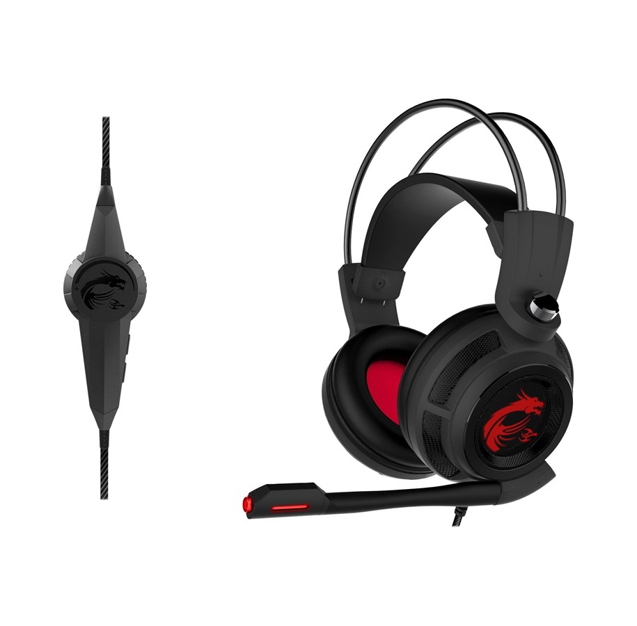 Kuulokkeet - MSI DS502 GAMING PACK - headset - 956-B907-102