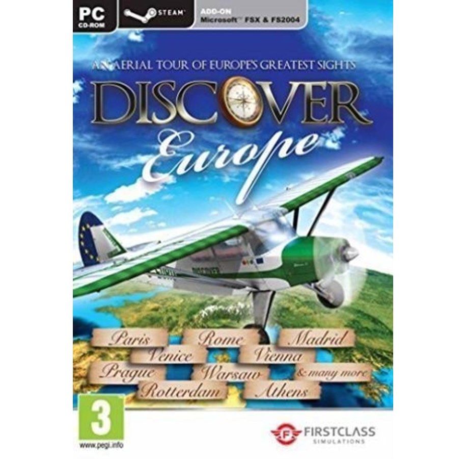 Pelit - Flight Simulator X: Discover Europe - Windows - Simulaatio - 5060020478772