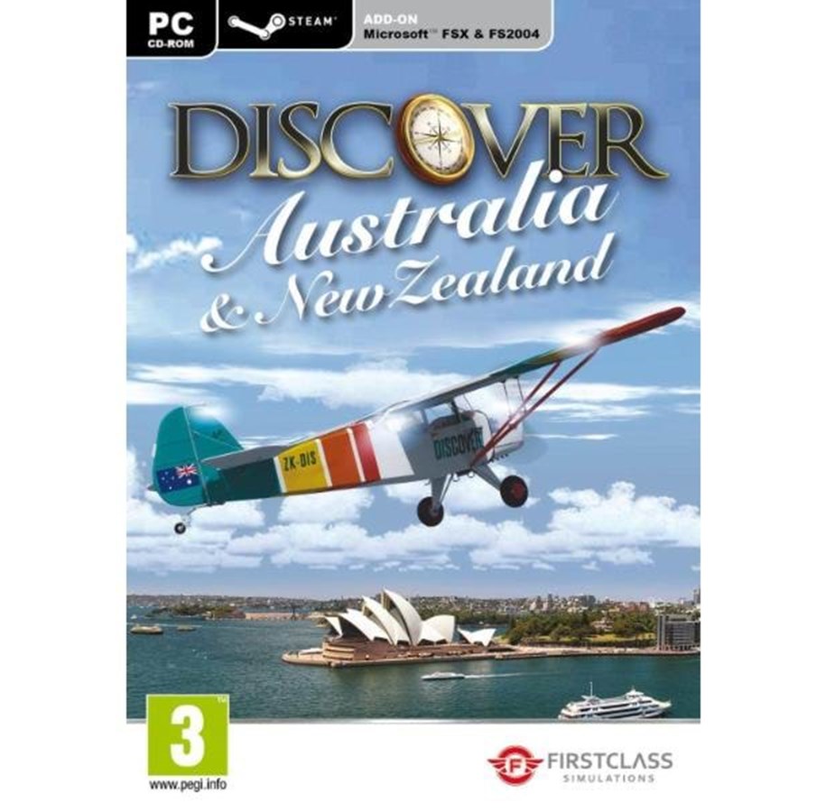 Pelit - Flight Simulator X: Discover Australia & New Zealand Add-on - Windows - Simulaatio - 5060020478987