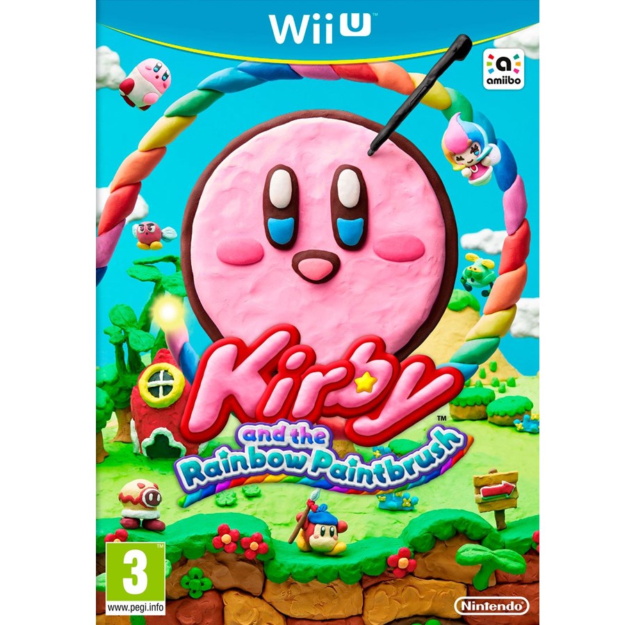 Pelit - Kirby and the Rainbow Paintbrush - Nintendo Wii U - Toiminta/Seikkailu - 45496334352