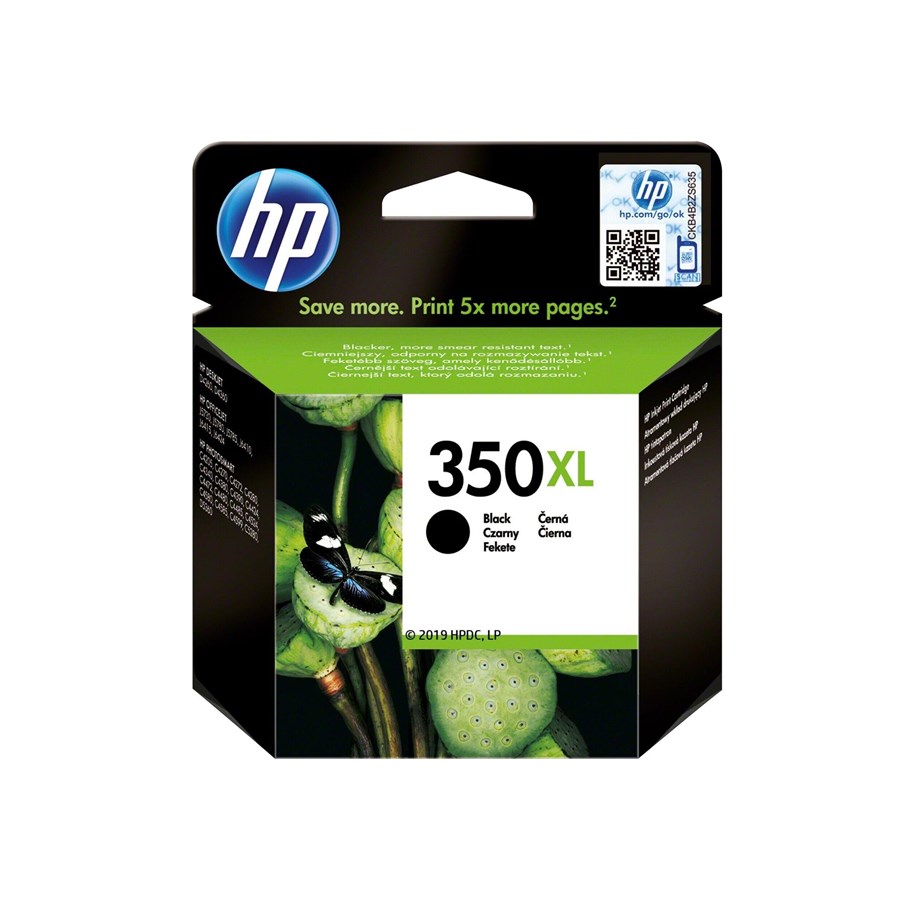 Mustepatruunat, värikasetit ja lisävarusteet - HP 350XL / CB336EE High Capacity Black Ink - CB336EE