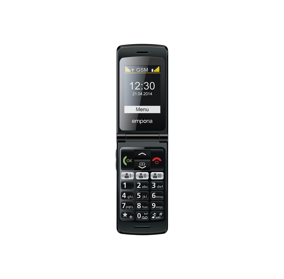 Puhelimet - Emporia FLIPbasic (EU) - F220_001_BL