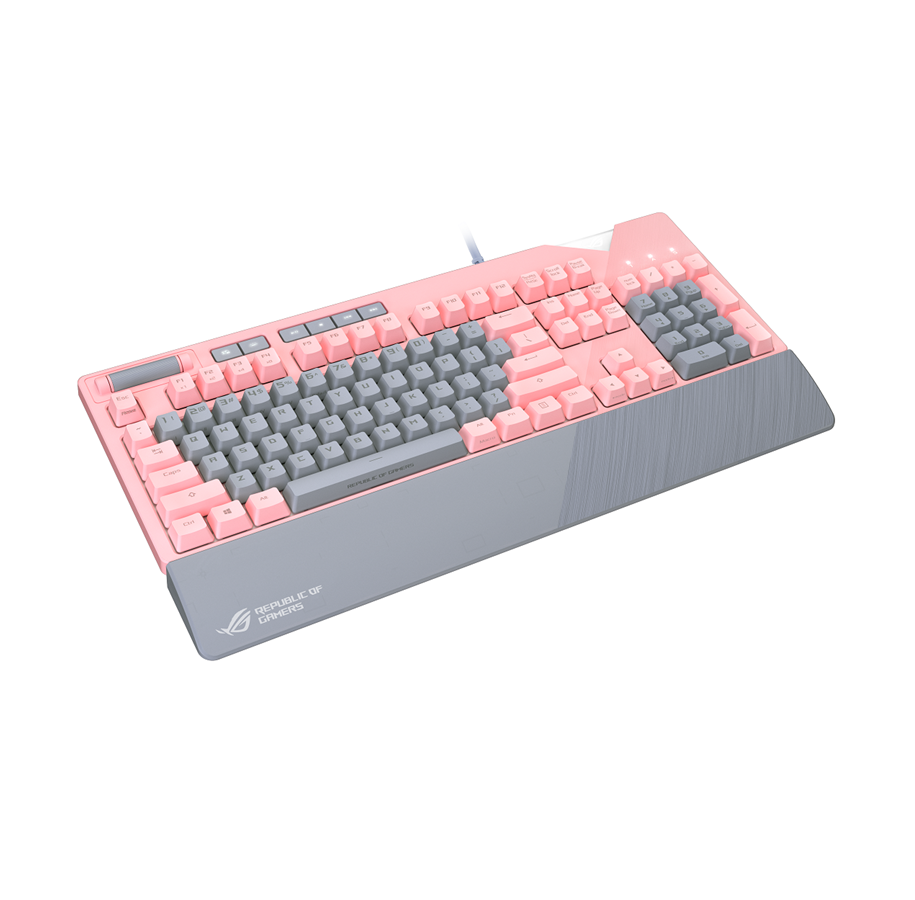 ASUS ROG Strix Flare RGB Gaming Keyboard Cherry MX Red PNK LTD ND 