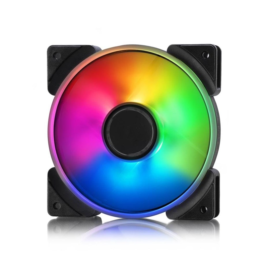 Kotelotuuletin - Fractal Design Prisma AL-12 ARGB PWM - Kotelotuuletin - 120mm - Valkoinen - 33 dBA - FD-FAN-PRI-AL12-PWM