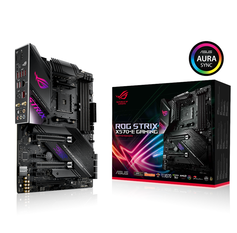 Emolevy - ASUS ROG STRIX X570-E GAMING Emolevy - AMD X570 - AMD AM4 socket - DDR4 RAM - ATX - 90MB1150-M0EAY0
