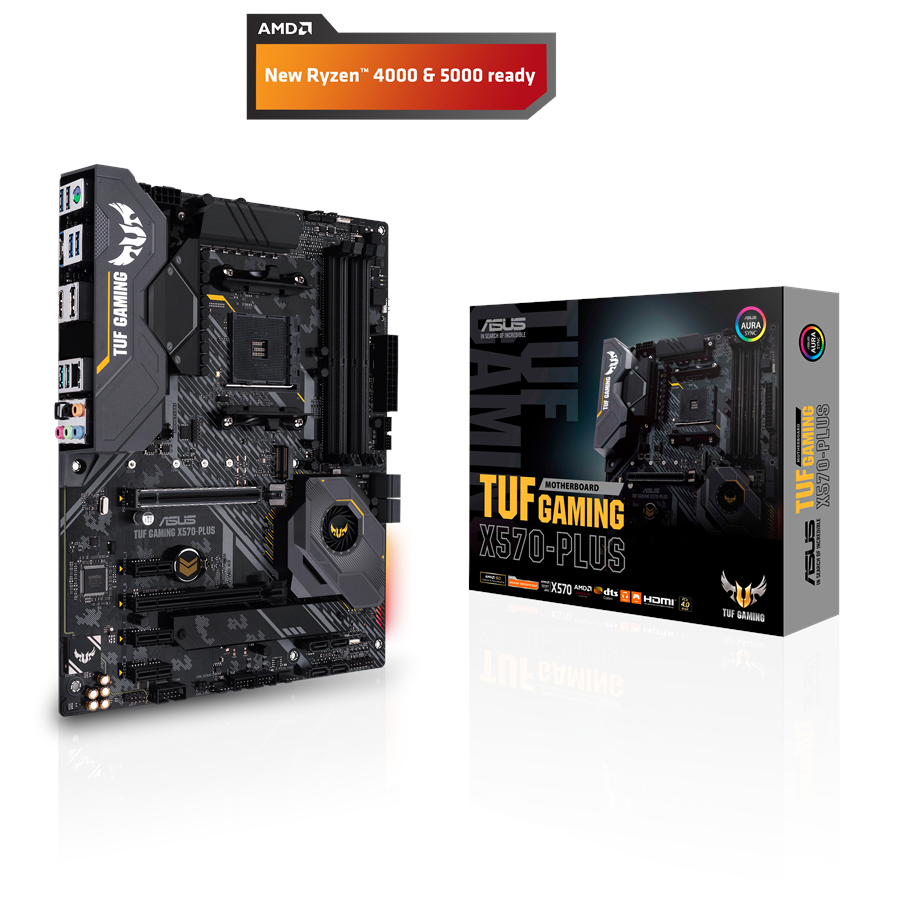 Emolevy - ASUS TUF GAMING X570-PLUS Emolevy - AMD X570 - AMD AM4 - DDR4 RAM - ATX - 90MB1180-M0EAY0