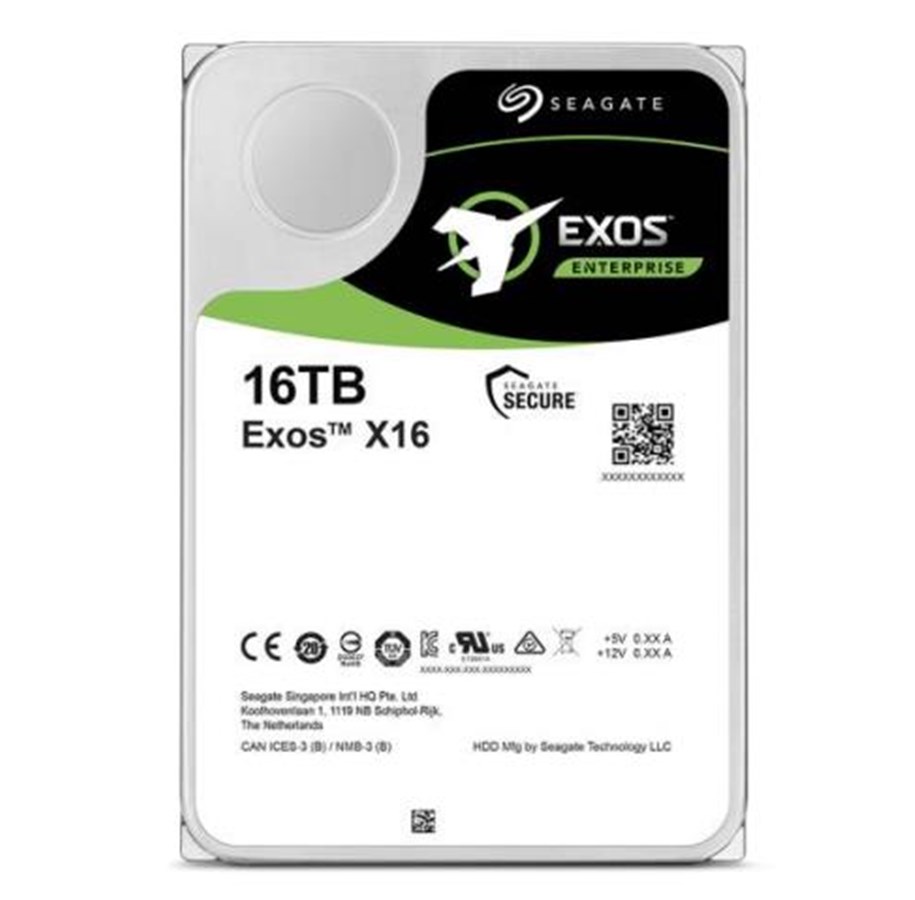 Kovalevy - Seagate Exos X16 - 16TB - Kovalevy - ST16000NM001G - SATA-600 - 3.5" - ST16000NM001G