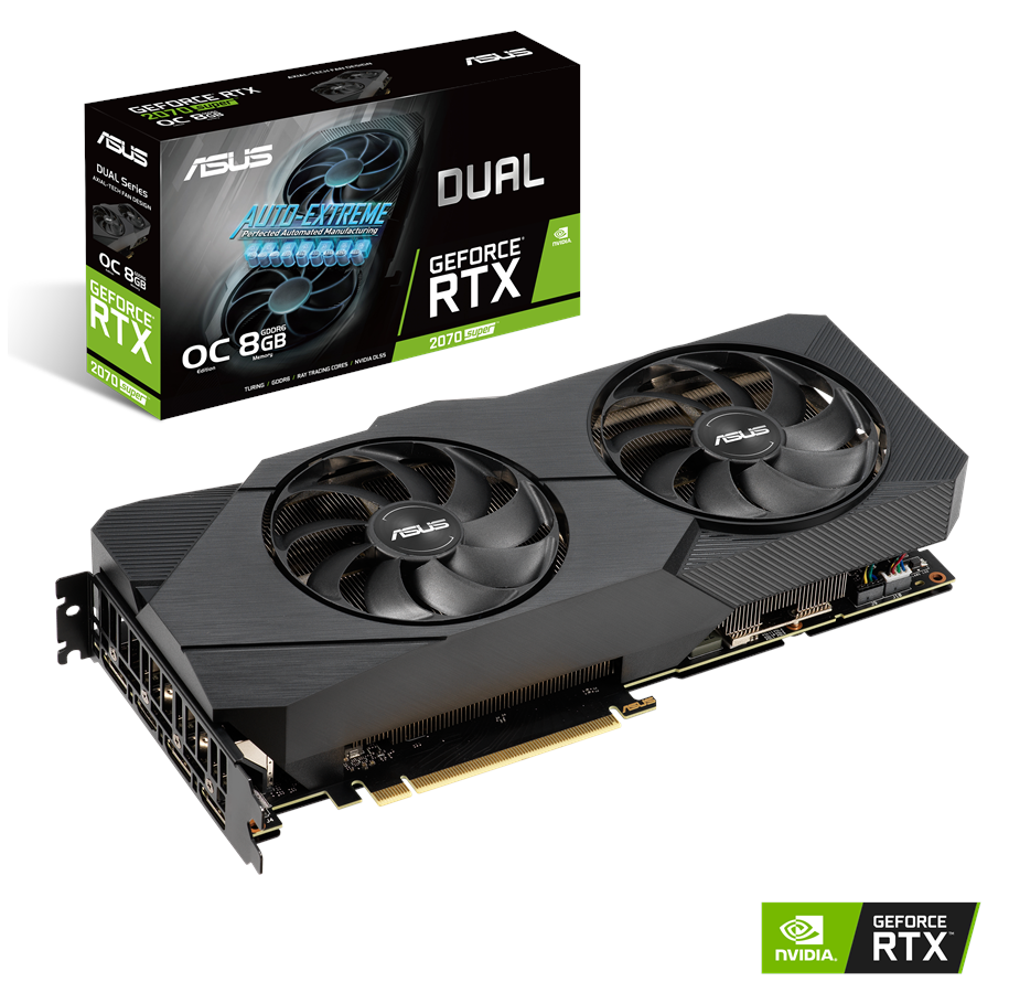 ASUS NVIDIA GeForce RTX 2070 Super DUAL OC EVO 8GB GDDR6 RAM 