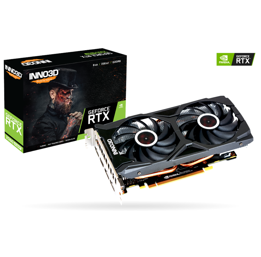 Näytönohjaimet - Inno3D GeForce RTX 2070 SUPER Twin X2 OC - 8GB GDDR6 RAM - Näytönohjaimet - N207S2-08D6X-11801167