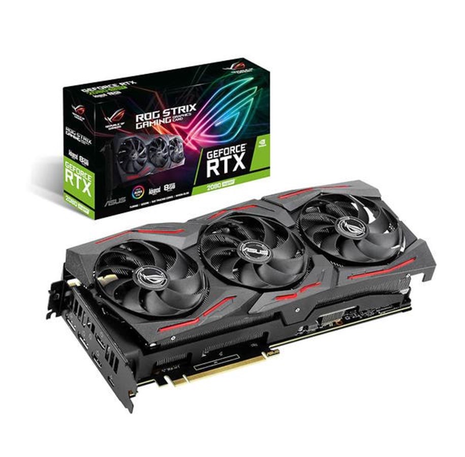 Näytönohjaimet - ASUS GeForce RTX 2080 SUPER Advanced - 8GB GDDR6 RAM - Näytönohjaimet - 90YV0DH1-M0NM00
