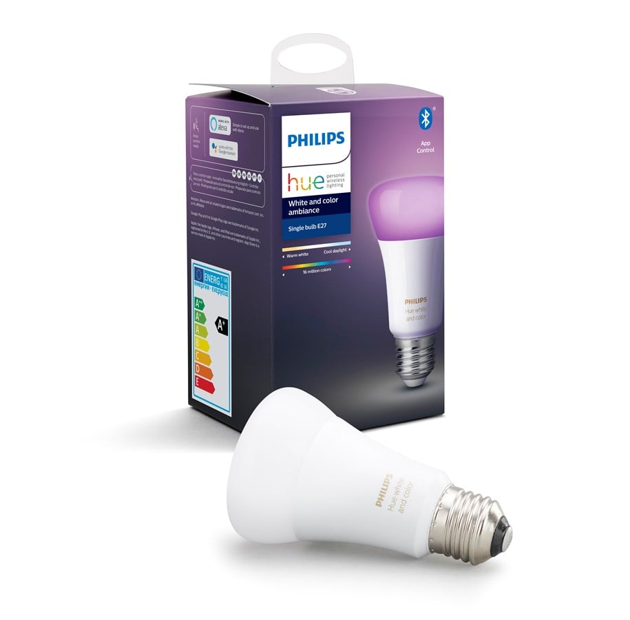 Smart Home - Älykoti - Philips Hue Color E27 Bulb - Richer Colors - BT - 929002216801