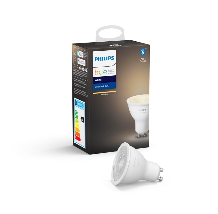 Smart Home - Älykoti - Philips Hue White GU10 Bulb - BT - 929001953501