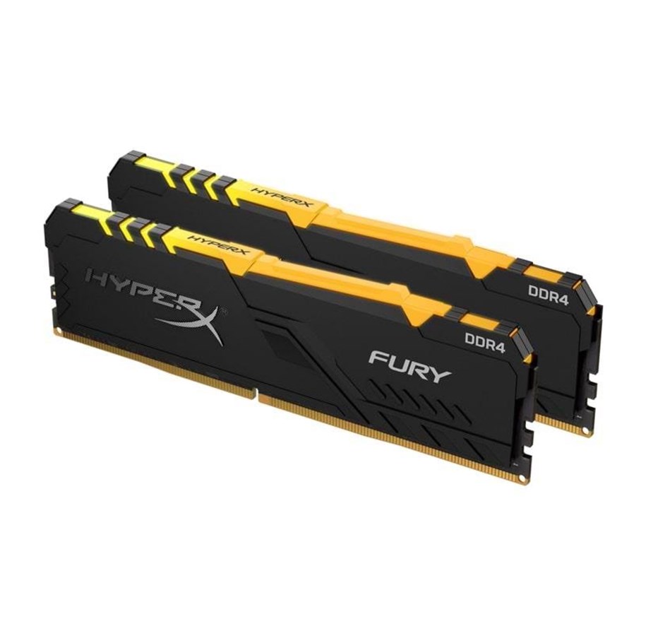 RAM - Kingston HyperX FURY RGB DDR4-3200 C16 DC - 32GB - HX432C16FB3AK2/32