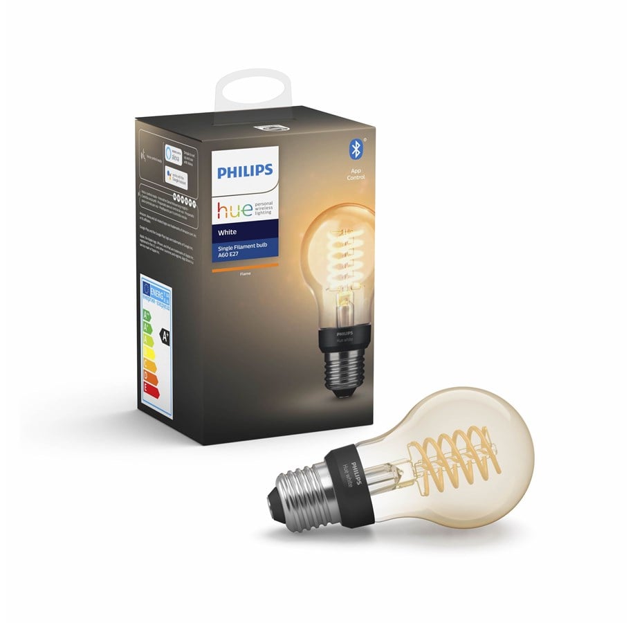 Smart Home - Älykoti - Philips Hue White Filament A60 Bulb E27 - BT - 929002240901