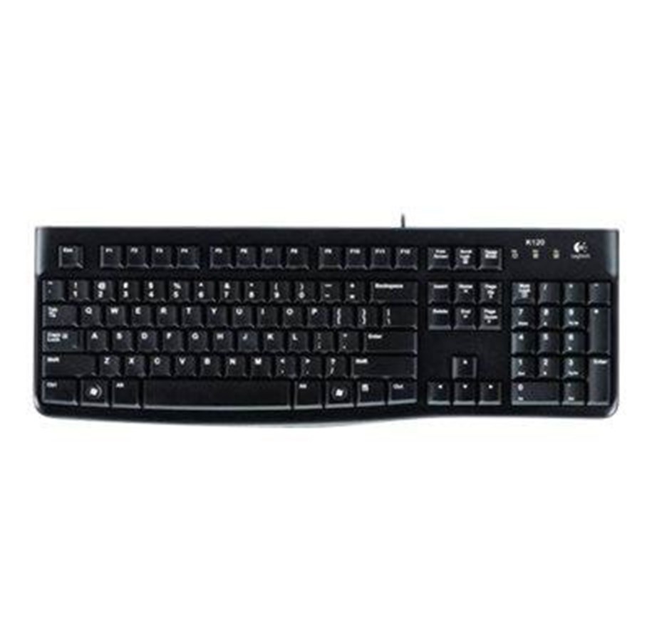 Näppäimistöt - Logitech K120 Keyboard for Business - IT - Näppäimistö - Italialainen - Musta - 920-002517