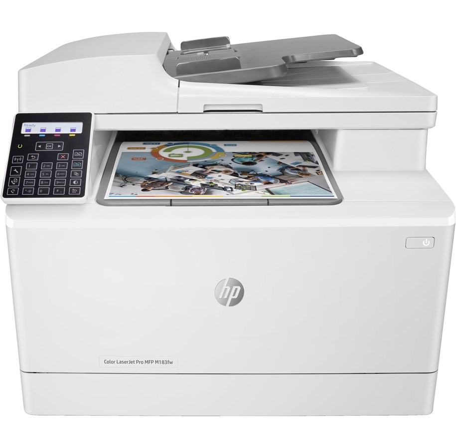 Tulostimet - HP LaserJet Pro MFP M183fw Color Laser All in One Multifunction - väri - Laser - 7KW56A#B19