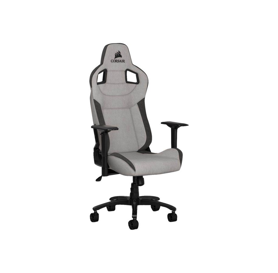 Pelituoli - Corsair T3 RUSH - Grey/Charcoal Toimistotuoli - Harmaa - Kangas - Jopa 120 kg - CF-9010031-WW