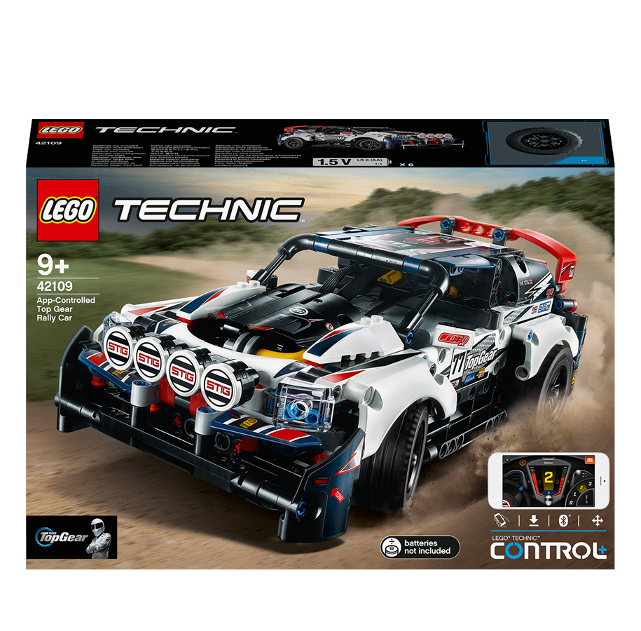 LEGO®  - LEGO Technic 42109 Sovelluksella ohjattava Top Gear -ralliauto - 42109