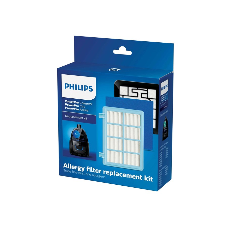 Pölynimurit - Oheistarvikkeet  - Philips PowerPro Compact ja aktiivisuodattimen vaihtosarja 1 kpl - FC8010/02