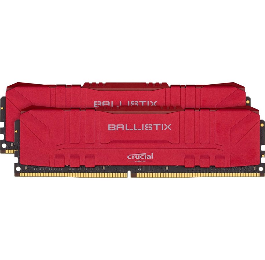RAM - Crucial Ballistix DDR4-3600 C16 DC - Red - 16GB - BL2K8G36C16U4R