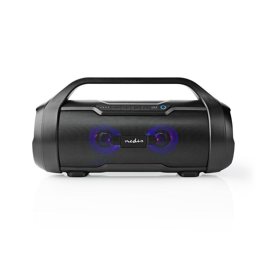 MP3-soittimet ja äänitallentimet - Nedis Party-boombox | 9 timers spilletid | Bluetooth® | - MP3 player - SPBB310BK