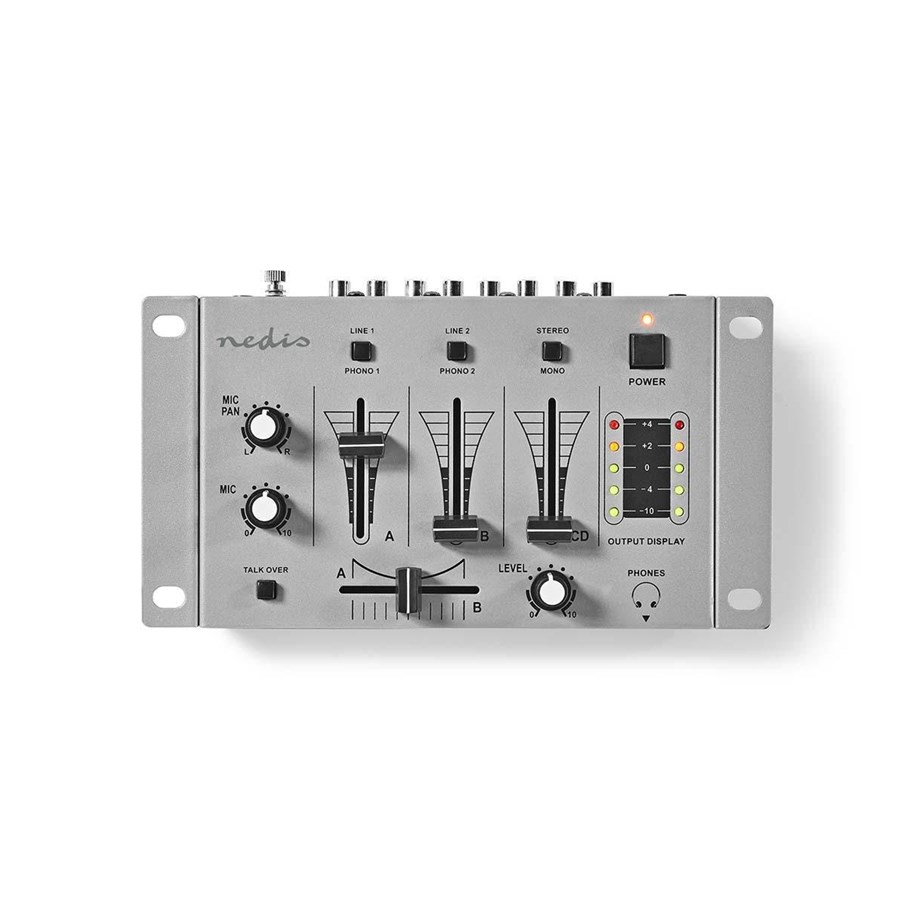 Nedis DJ mixer Crossfader Talkover Varastossa Edullinen