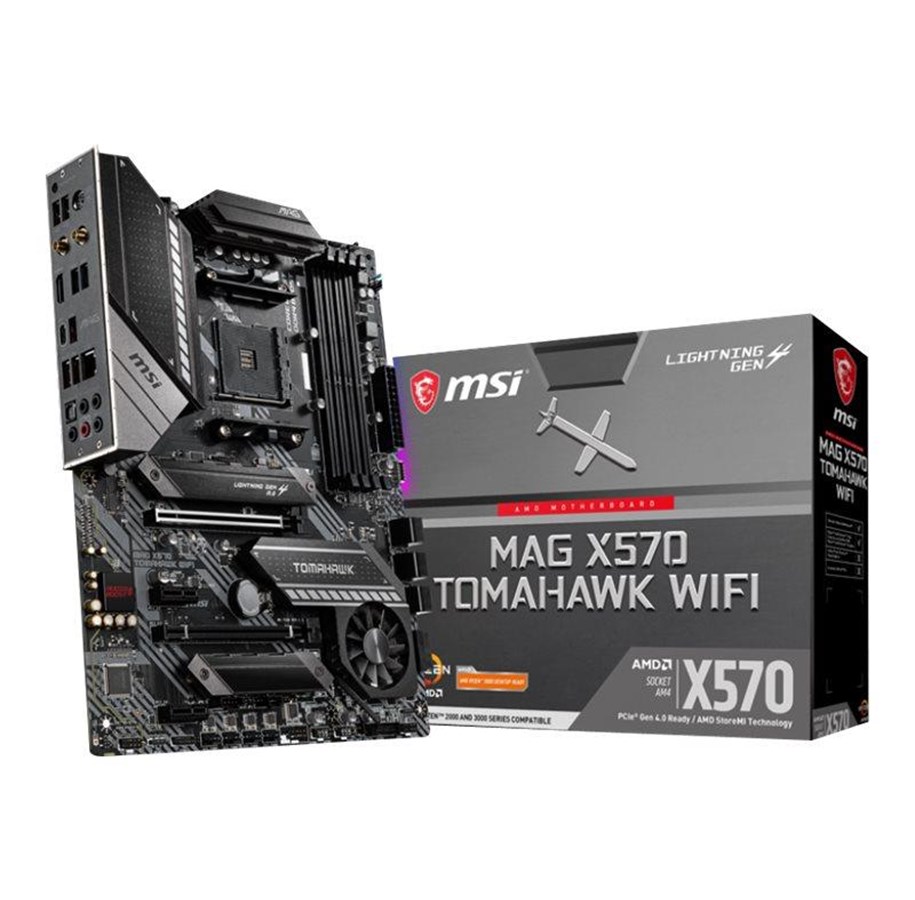 Emolevy - MSI MAG X570 TOMAHAWK WIFI Emolevy - AMD X570 - AMD AM4 - DDR4 RAM - ATX - MAG X570 TOMAHAWK WIFI