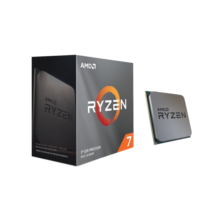 CPU - AMD Ryzen 7 3800XT CPU - 8 ydintä - 3.9 GHz - AMD AM4 - AMD Boxed (ilman jäähdytintä) - 100-100000279WOF