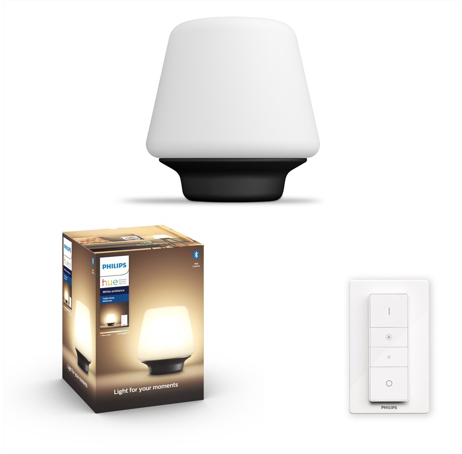 Smart Home - Älykoti - Philips Hue Wellness Table Lamp - BT - Black - 915005912301
