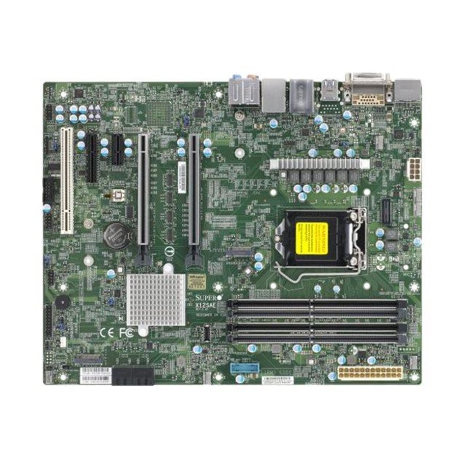 Emolevy - Supermicro X12SAE Emolevy - Intel W480 - Intel LGA1200 - DDR4 RAM - ATX - MBD-X12SAE-O