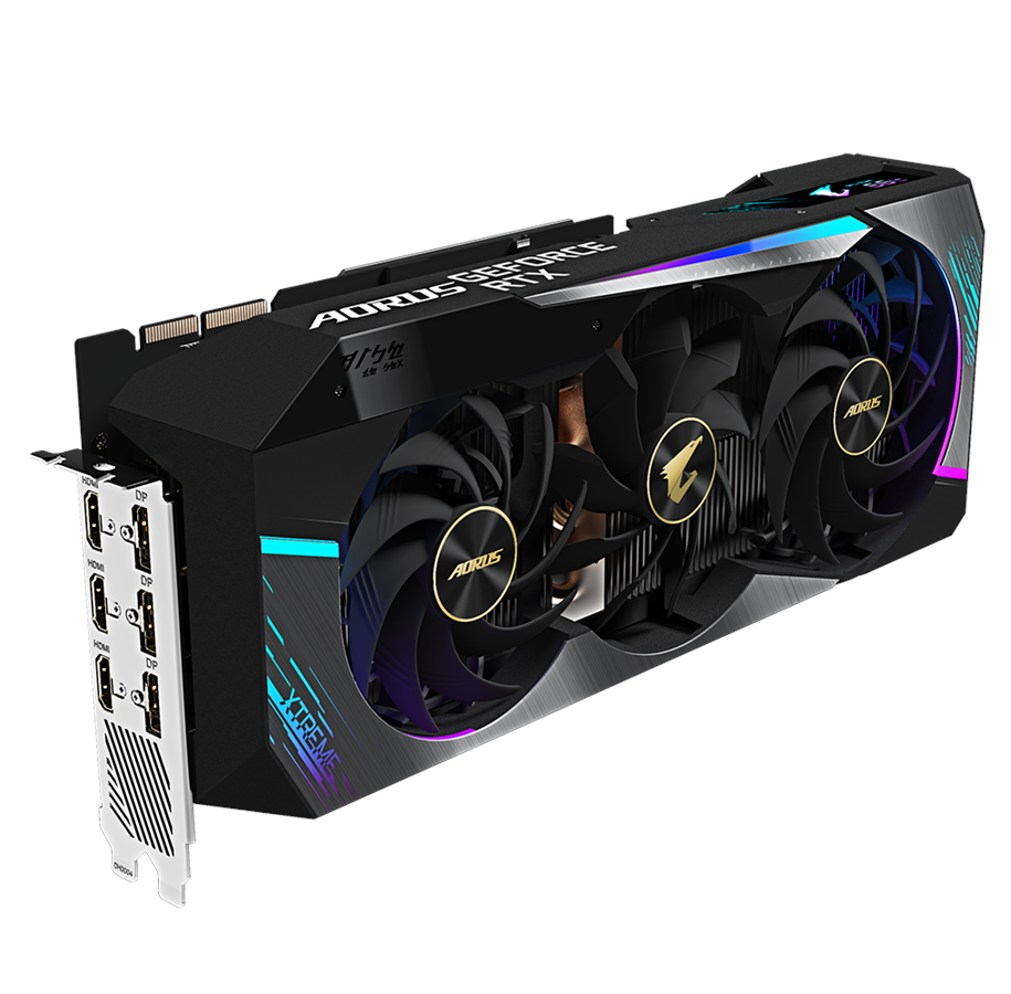 GIGABYTE GeForce RTX 3090 AORUS Xtreme 24GB GDDR6X RAM N yt nohjaimet