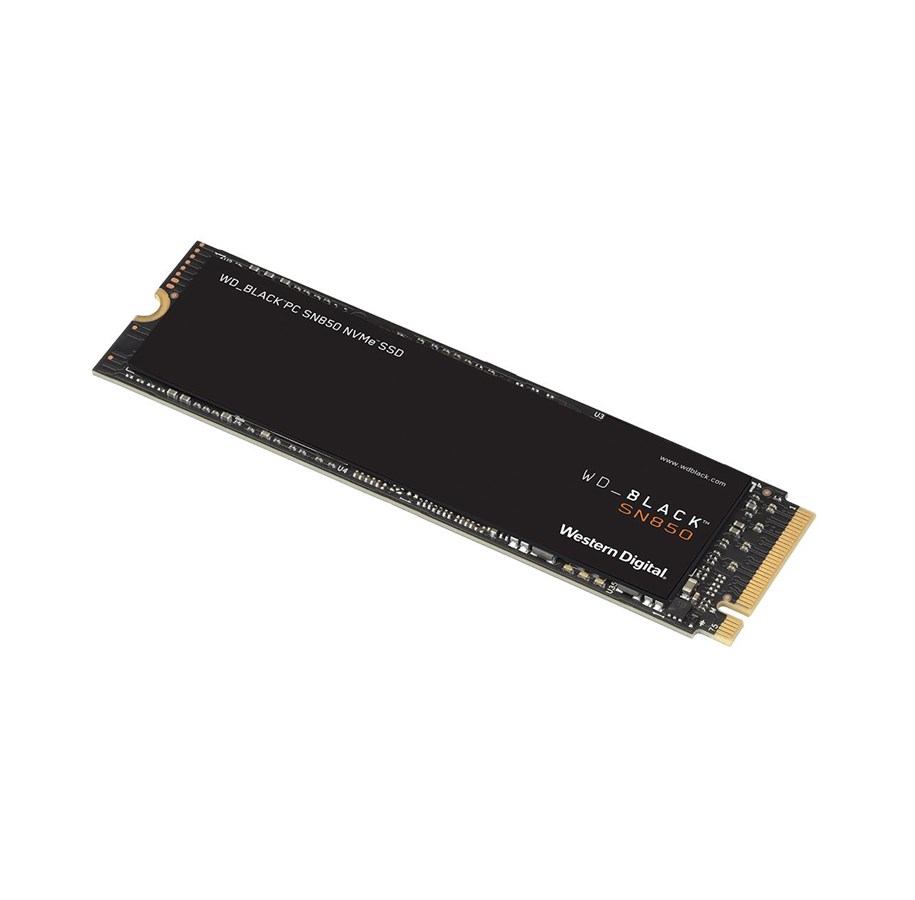 SSD 2 - WD Musta SN850 PCIe 4.0 NVMe M.2 - 1TB - WDS100T1X0E