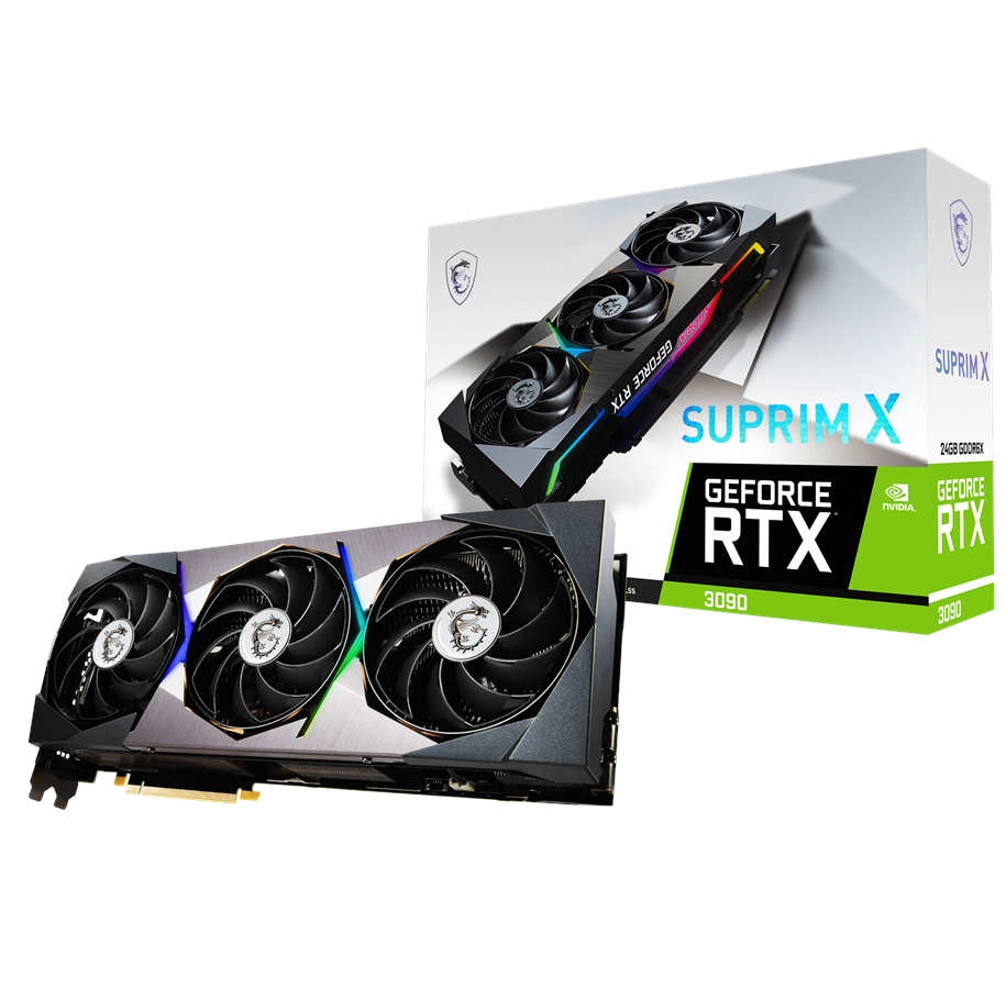 Näytönohjaimet - MSI GeForce RTX 3090 SUPRIM X - 24GB GDDR6X RAM - Näytönohjaimet - RTX 3090 SUPRIM X 24G