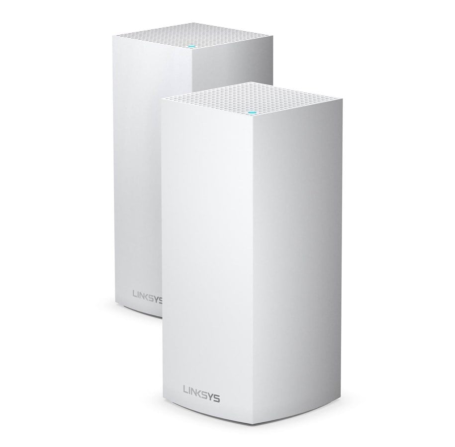 Reitittimet  - Linksys MX8400 VELOP koko kodin Mesh Wi-Fi -järjestelmä (2 kpl) - Wireless router Wi-Fi 6 - MX8400-EU