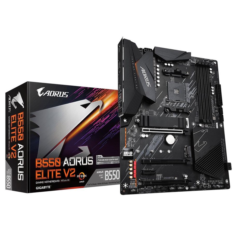 Emolevy - GIGABYTE B550 AORUS ELITE V2 Emolevy - AMD B550 - AMD AM4 - DDR4 RAM - ATX - B550 AORUS ELITE V2