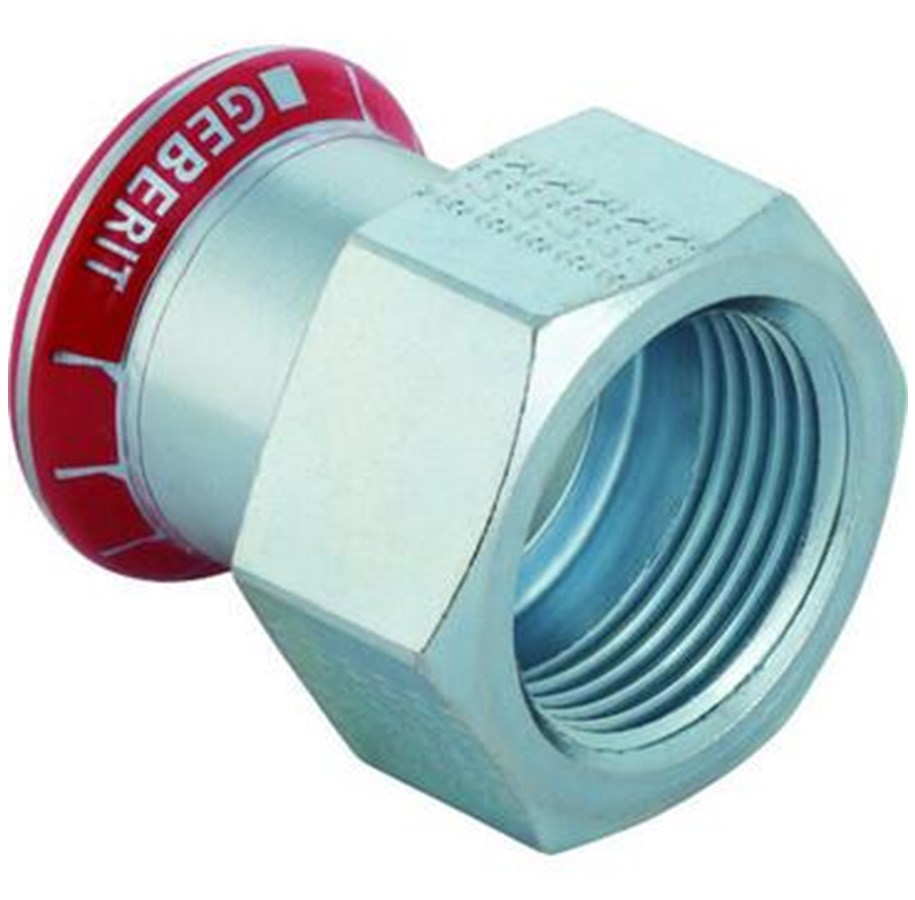 Paineputket ja liittimet - Geberit mapress transmission 15mmx3 / 4 st elforz - 21823