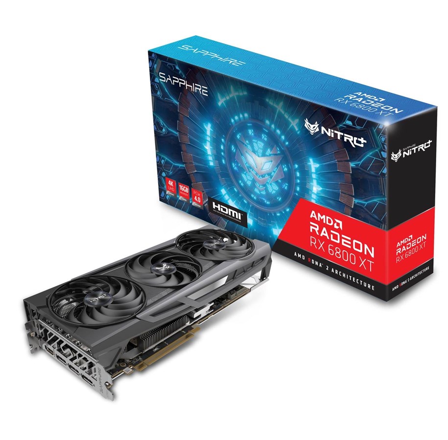 Näytönohjaimet - Sapphire Radeon RX 6800 NITRO+ - 16GB GDDR6 RAM - Näytönohjaimet - 11304-02-20G