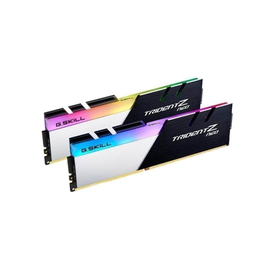RAM - G.Skill Trident Z Neo DDR4-3800 - 32GB - CL14 - Dual Channel (2 pcs) - AMD Optimized - Musta RGB - F4-3800C14D-32GTZN