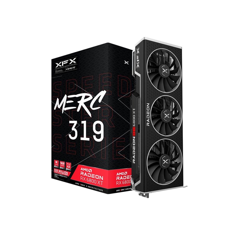 Näytönohjaimet - XFX Radeon RX 6800 XT Speedster MERC 319 - 16GB GDDR6 RAM - Näytönohjaimet - RX-68XTACBD9