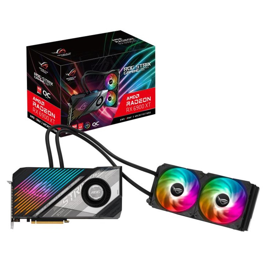 Näytönohjaimet - ASUS Radeon RX 6900 XT OC - 16GB GDDR6 RAM - Näytönohjaimet - 90YV0GF0-M0NM00