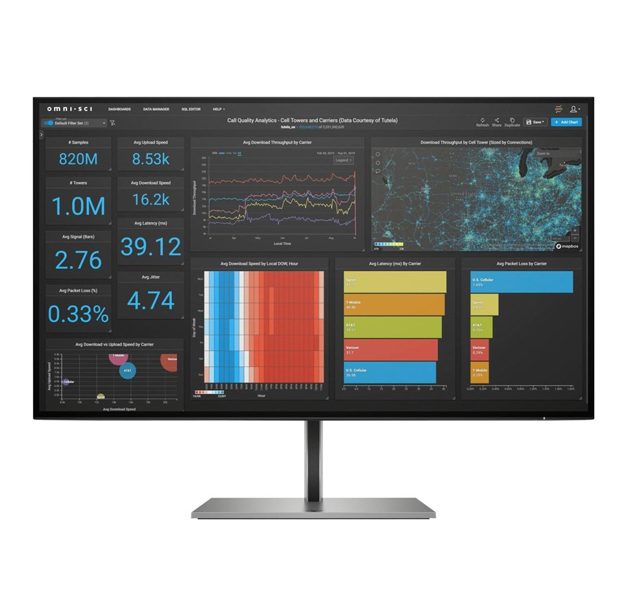 Näyttö - 27" HP Z27q G3 - 2560x1440 - IPS - USB HUB - 1C4Z7AA