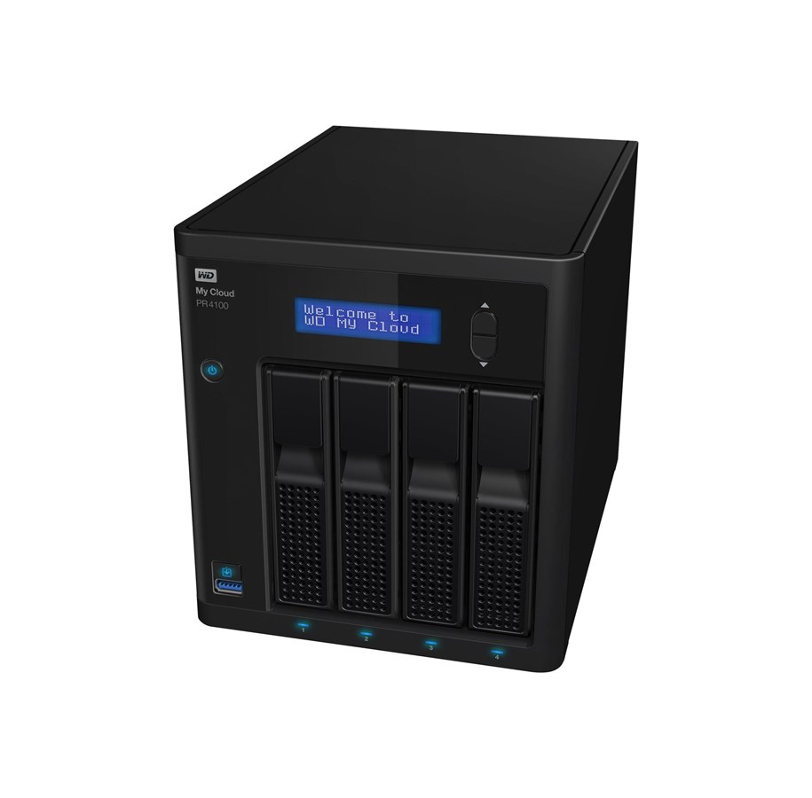 NAS-Palvelimet - WD Minun Cloud PR4100 - NAS-Palvelimet - WDBNFA0320KBK-EESN