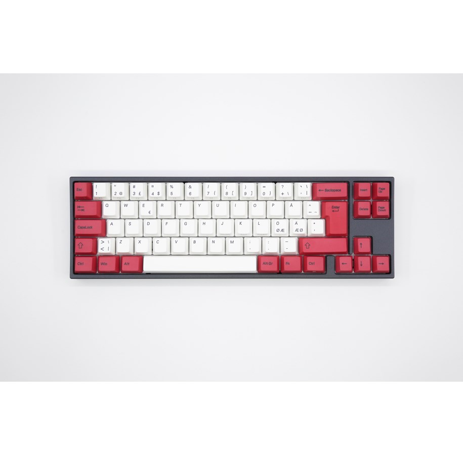 Näppäimistöt - Varmilo VA69 Special Edition - RGB - Cherry MX Punainen - Pelinäppäimistö - ilman numpadia - Pohjoismainen - Punainen - MY69NI1T/WLDr2X