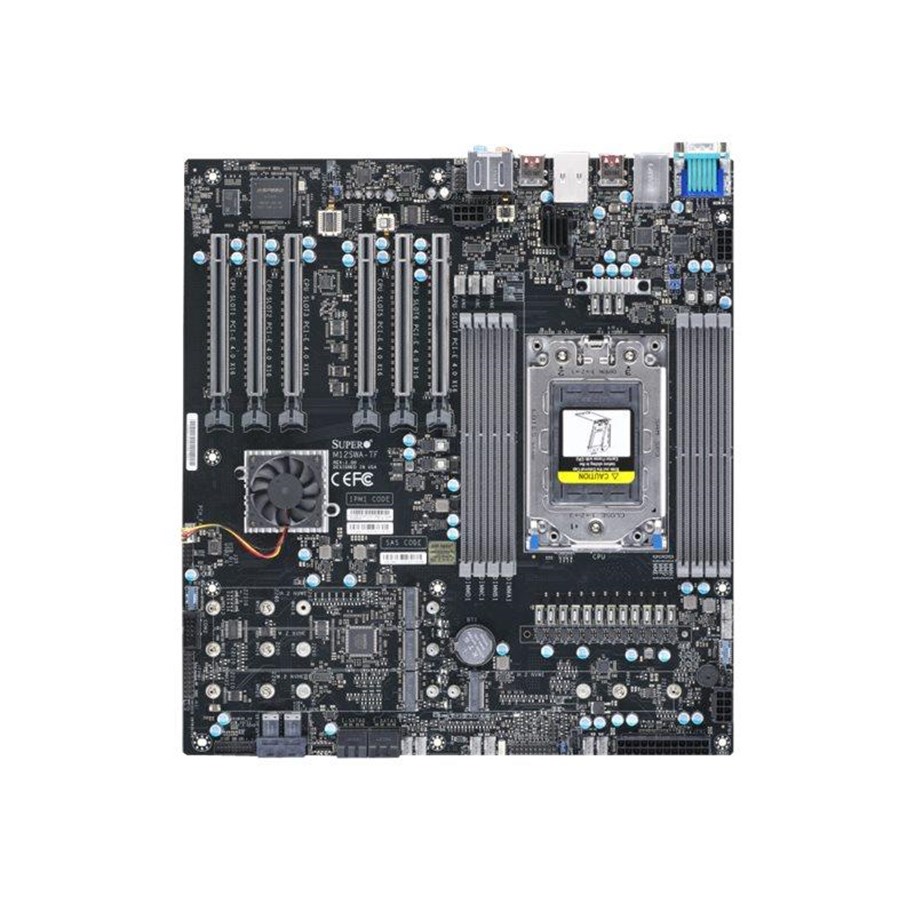 Emolevy - Supermicro M12SWA-TF Emolevy - AMD WRX80 - AMD sWRX8 - DDR4 RAM - Extended ATX - MBD-M12SWA-TF-O
