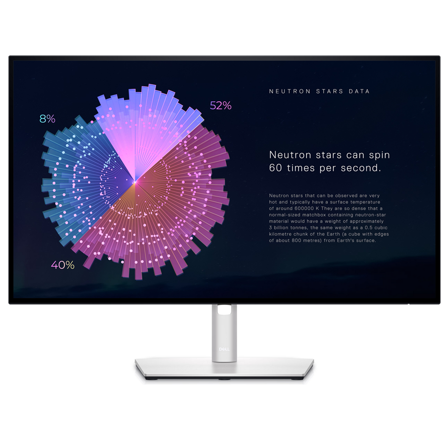 Näyttö - 27" Dell UltraSharp U2722DE - 2560x1440 (QHD) - IPS - 90W USB-C HUBUltraSharp U2722DE - 2560x1440 (QHD) - IPS-näyttöpaneeli, jossa on 90 W:n USB-C HUB. - DELL-U2722DE