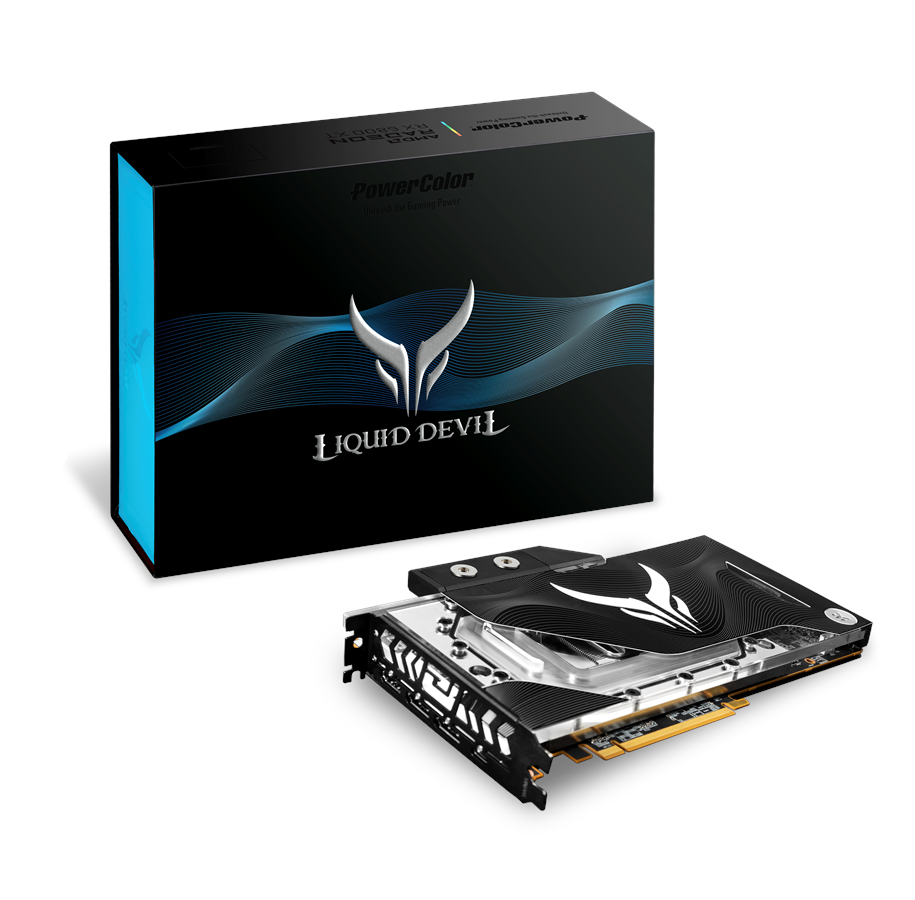 Näytönohjaimet - PowerColor Radeon RX 6900 XT Liquid Devil - 16GB GDDR6 RAM - Näytönohjaimet - AXRX 6900XTU 16GBD6-W2DHC/OC
