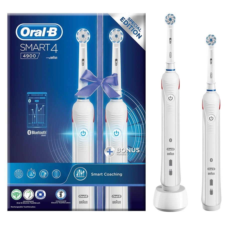 Sähköhammasharjat - Oral-B Sähköhammasharja Smart 4900 -Sähköhammasharja x2 - 4210201271611